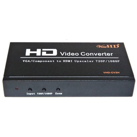 ViewHD Component RGB YPbPr / VGA to HDMI 720P / 1080P PC to TV Upscaling Converter | VHD-CV2H