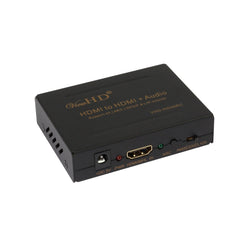 ViewHD HDMI Audio Extractor Support Ultra HD | 4K | ARC | TOSLINK Optical Audio Output + RCA L/R Audio Converter | VHD-H2HARC