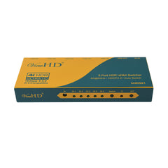 ViewHD 5 Port HDMI 2.0b 5x1 Switch | 4K@60Hz | HDCP 2.2 | HDR & Dolby Vision | Model: UHD5X1