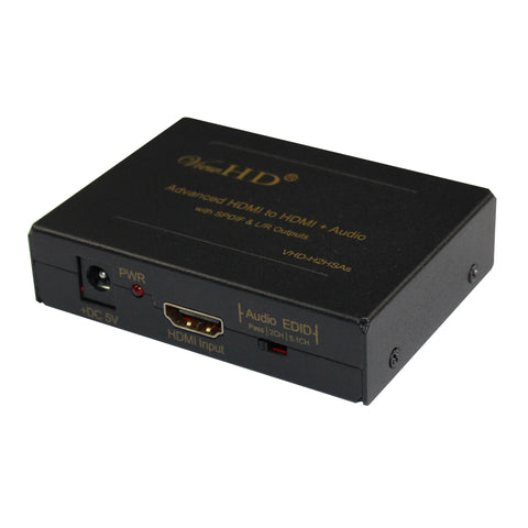 ViewHD Premium HDMI to HDMI + Audio (SPDIF + RCA L / R) Audio Extractor | Converter | VHD-H2HSAs / VHD-H2HSAi